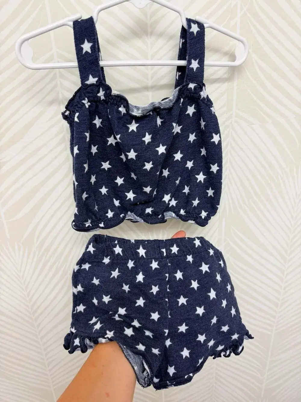 Old Navy Patriotic Stars Top and Short Set